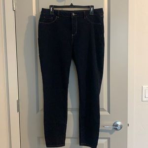 BLUESPICE Dark Blue stretchy skinny jeans. Size 13